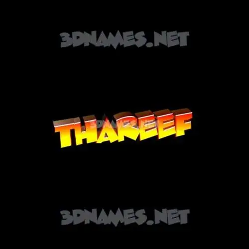 thareef in Black Background style - 3D name wallpaper thareef in Black Background style - 3D name wallpaper