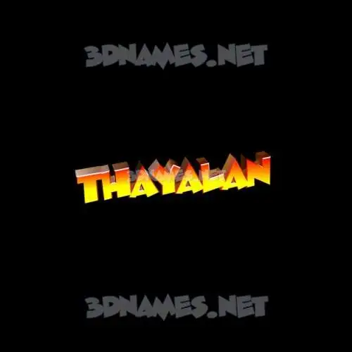 thayalan in Black Background style - 3D name wallpaper thayalan in Black Background style - 3D name wallpaper