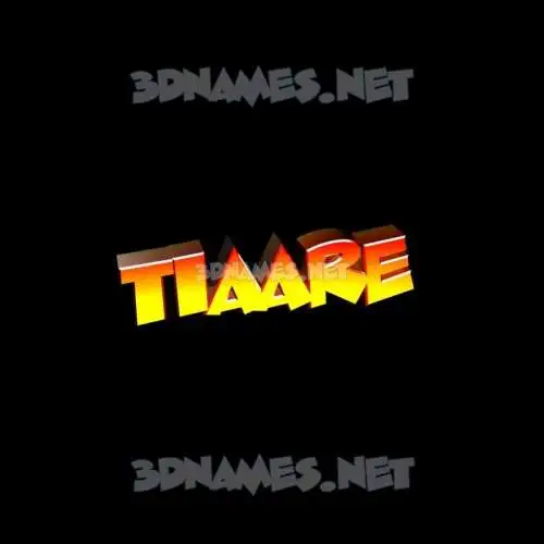 tiaare in Black Background style - 3D name wallpaper tiaare in Black Background style - 3D name wallpaper