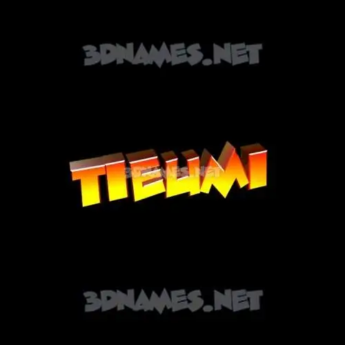 tieumi in Black Background style - 3D name wallpaper tieumi in Black Background style - 3D name wallpaper
