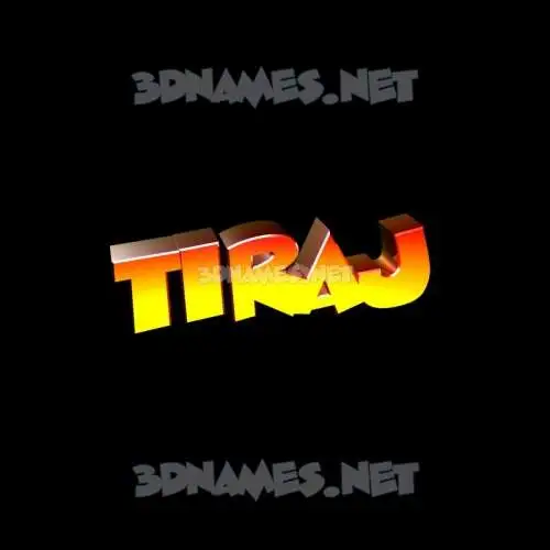 tiraj in Black Background style - 3D name wallpaper tiraj in Black Background style - 3D name wallpaper