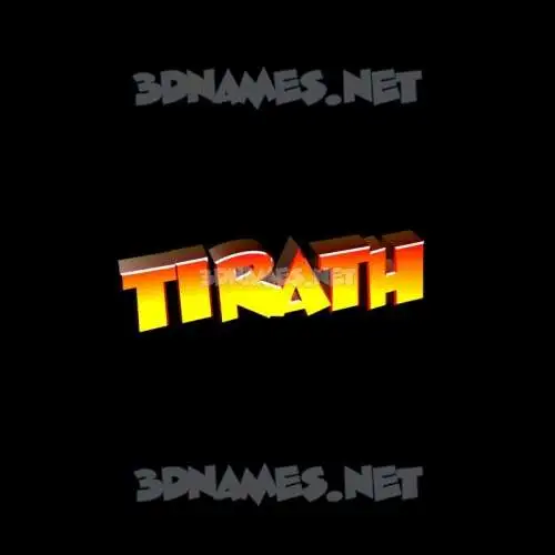 tirath in Black Background style - 3D name wallpaper tirath in Black Background style - 3D name wallpaper