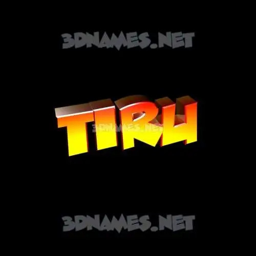 tiru in Black Background style - 3D name wallpaper tiru in Black Background style - 3D name wallpaper