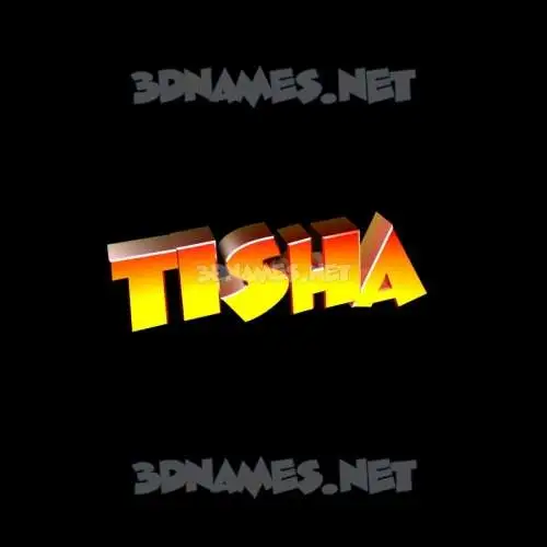 tisha in Black Background style - 3D name wallpaper tisha in Black Background style - 3D name wallpaper