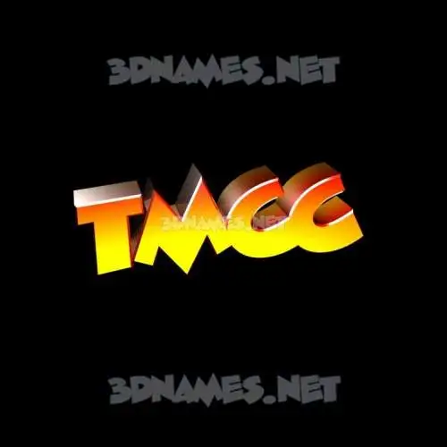 tmcc in Black Background style - 3D name wallpaper
