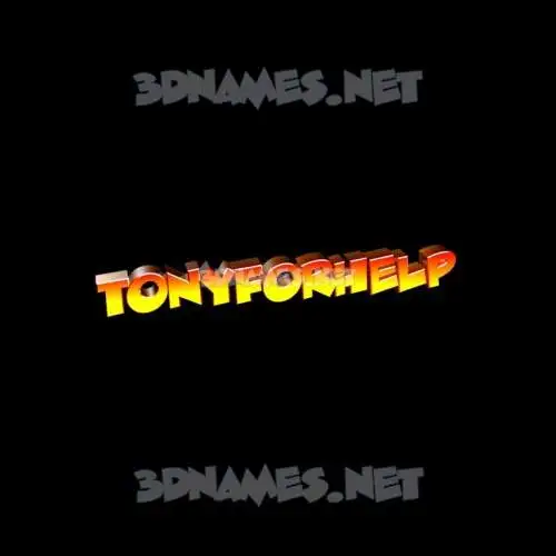 tonyforhelp in Black Background style - 3D name wallpaper tonyforhelp in Black Background style - 3D name wallpaper