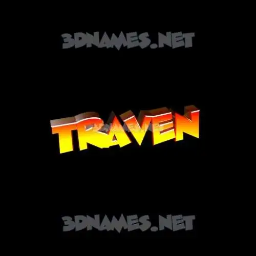 traven in Black Background style - 3D name wallpaper traven in Black Background style - 3D name wallpaper