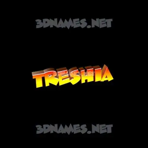 treshia in Black Background style - 3D name wallpaper treshia in Black Background style - 3D name wallpaper