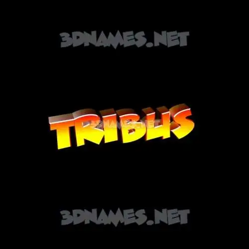 tribus in Black Background style - 3D name wallpaper tribus in Black Background style - 3D name wallpaper