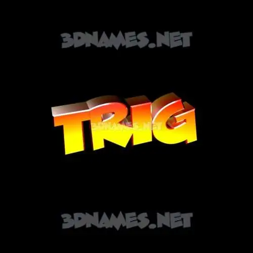 trig in Black Background style - 3D name wallpaper trig in Black Background style - 3D name wallpaper