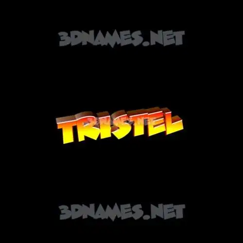 tristel in Black Background style - 3D name wallpaper tristel in Black Background style - 3D name wallpaper