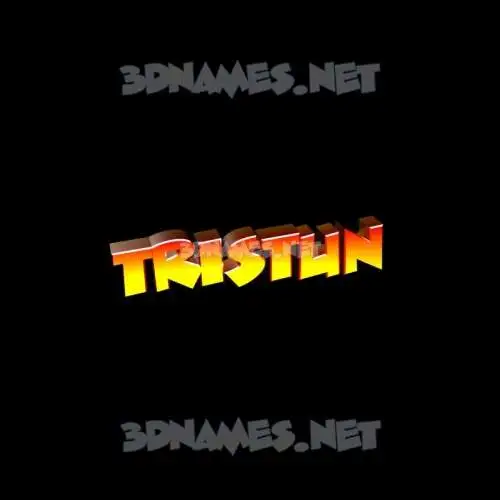 tristun in Black Background style - 3D name wallpaper tristun in Black Background style - 3D name wallpaper