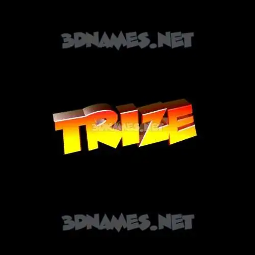 trize in Black Background style - 3D name wallpaper trize in Black Background style - 3D name wallpaper