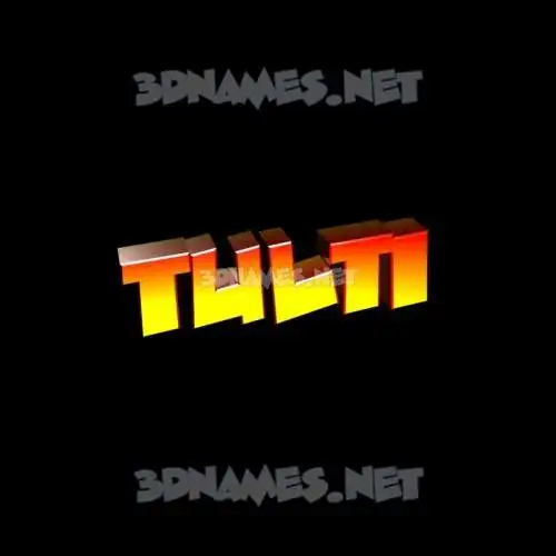 tulti in Black Background style - 3D name wallpaper