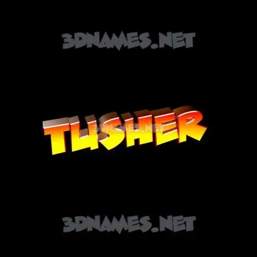 tusher in Black Background style - 3D name wallpaper tusher in Black Background style - 3D name wallpaper