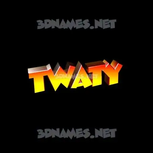 twaty in Black Background style - 3D name wallpaper twaty in Black Background style - 3D name wallpaper