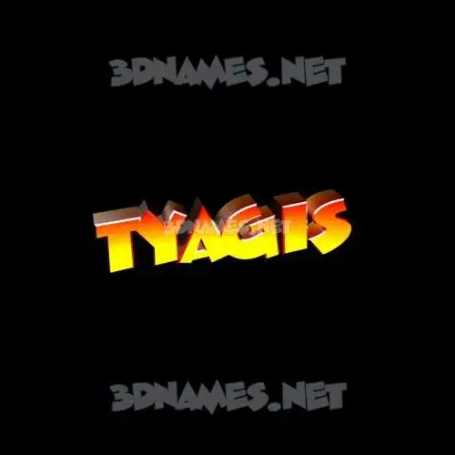 tyagis in Black Background style - 3D name wallpaper