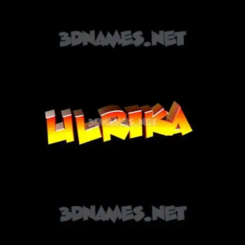 ulrika in Black Background style - 3D name wallpaper ulrika in Black Background style - 3D name wallpaper