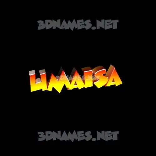 umaisa in Black Background style - 3D name wallpaper umaisa in Black Background style - 3D name wallpaper