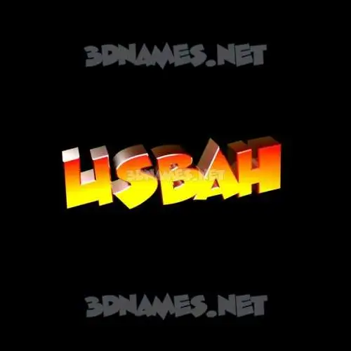 usbah in Black Background style - 3D name wallpaper usbah in Black Background style - 3D name wallpaper