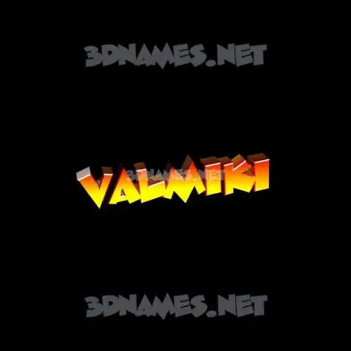 valmiki in Black Background style - 3D name wallpaper valmiki in Black Background style - 3D name wallpaper