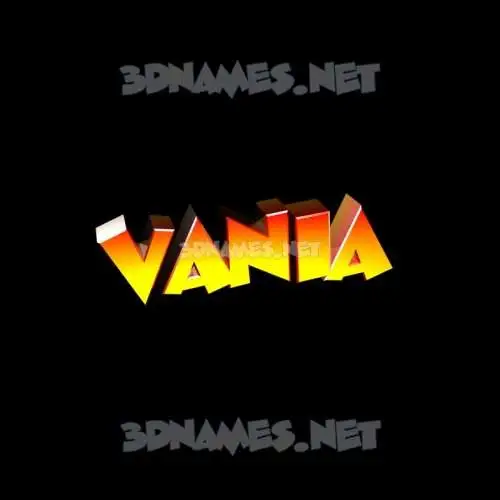 vania in Black Background style - 3D name wallpaper vania in Black Background style - 3D name wallpaper