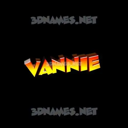 vannie in Black Background style - 3D name wallpaper vannie in Black Background style - 3D name wallpaper