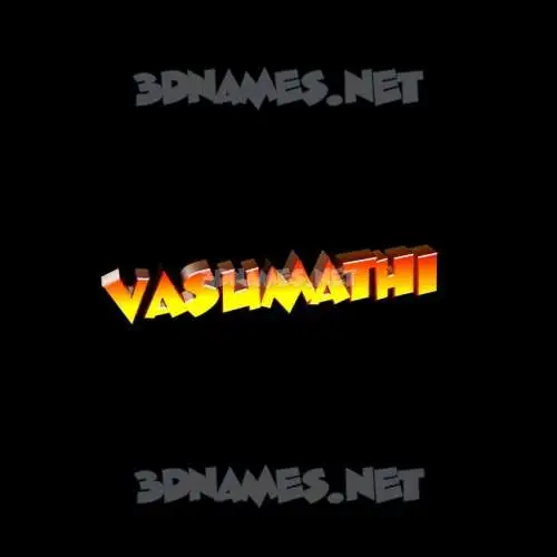 vasumathi in Black Background style - 3D name wallpaper