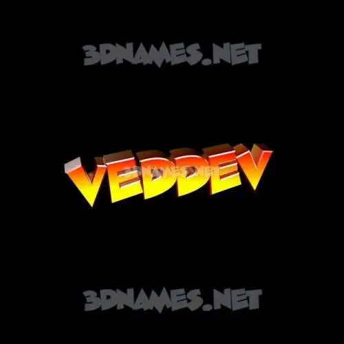 veddev in Black Background style - 3D name wallpaper veddev in Black Background style - 3D name wallpaper