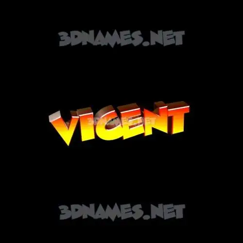 vicent in Black Background style - 3D name wallpaper vicent in Black Background style - 3D name wallpaper
