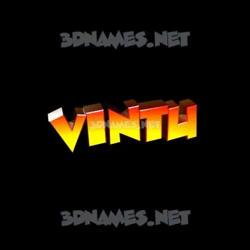 vintu in Black Background style - 3D name wallpaper vintu in Black Background style - 3D name wallpaper