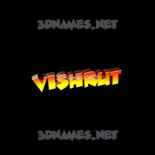 vishrut in Black Background style - 3D name wallpaper vishrut in Black Background style - 3D name wallpaper