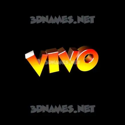 vivo in Black Background style - 3D name wallpaper vivo in Black Background style - 3D name wallpaper