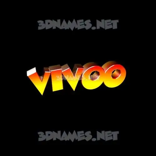 vivoo in Black Background style - 3D name wallpaper vivoo in Black Background style - 3D name wallpaper