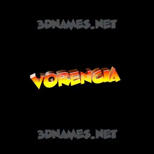 vorencia in Black Background style - 3D name wallpaper vorencia in Black Background style - 3D name wallpaper