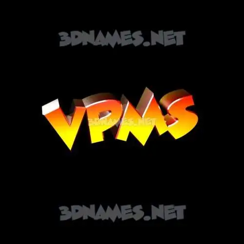 vpms in Black Background style - 3D name wallpaper vpms in Black Background style - 3D name wallpaper