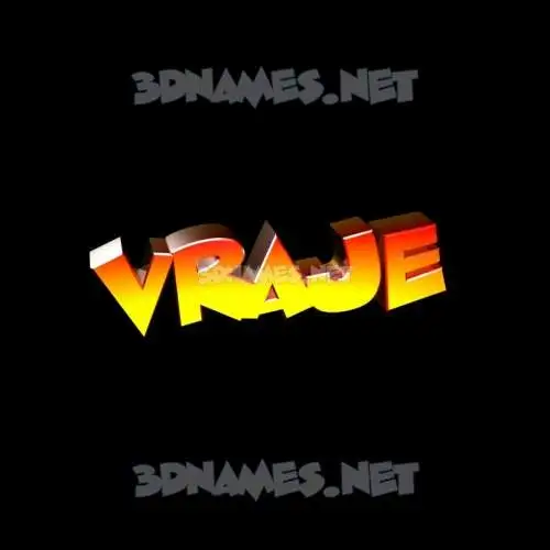 vraje in Black Background style - 3D name wallpaper