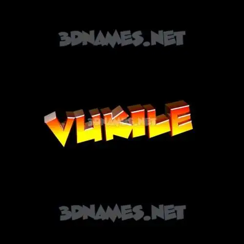 vukile in Black Background style - 3D name wallpaper vukile in Black Background style - 3D name wallpaper