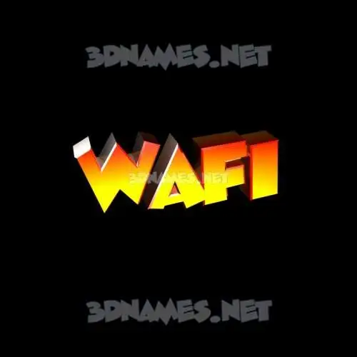 wafi in Black Background style - 3D name wallpaper wafi in Black Background style - 3D name wallpaper