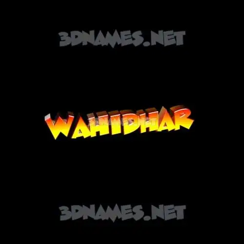 wahidhar in Black Background style - 3D name wallpaper wahidhar in Black Background style - 3D name wallpaper