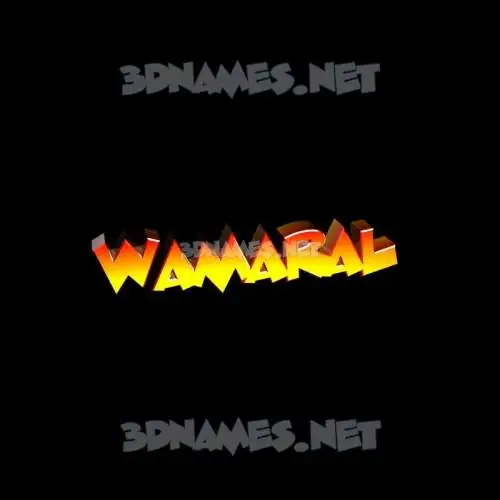 wamaral in Black Background style - 3D name wallpaper wamaral in Black Background style - 3D name wallpaper