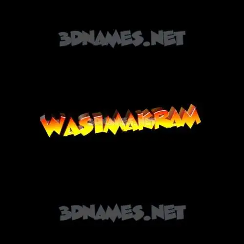wasimakram in Black Background style - 3D name wallpaper wasimakram in Black Background style - 3D name wallpaper