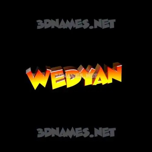 wedyan in Black Background style - 3D name wallpaper wedyan in Black Background style - 3D name wallpaper