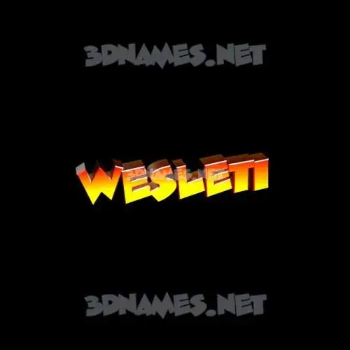 wesleti in Black Background style - 3D name wallpaper wesleti in Black Background style - 3D name wallpaper