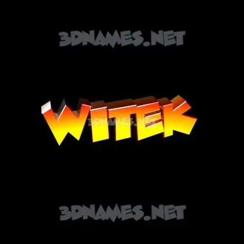 witek in Black Background style - 3D name wallpaper witek in Black Background style - 3D name wallpaper