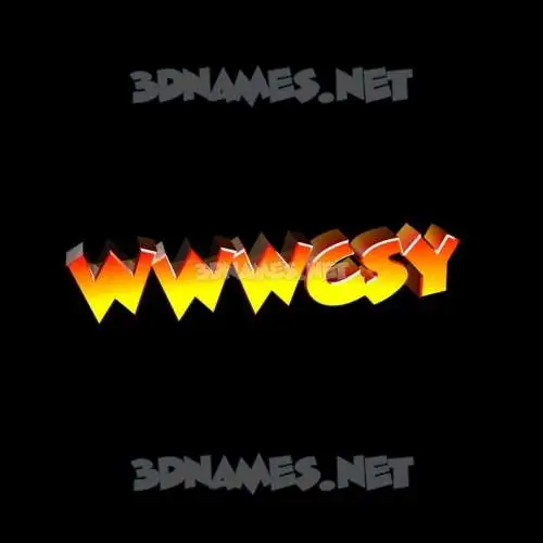 wwwcsy in Black Background style - 3D name wallpaper