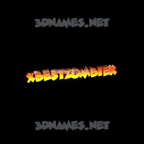 xbestzombiex in Black Background style - 3D name wallpaper xbestzombiex in Black Background style - 3D name wallpaper