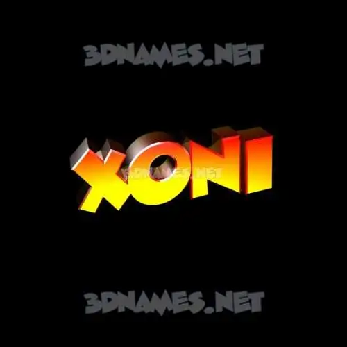 xoni in Black Background style - 3D name wallpaper xoni in Black Background style - 3D name wallpaper