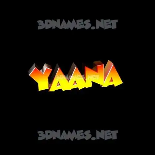 yaana in Black Background style - 3D name wallpaper yaana in Black Background style - 3D name wallpaper