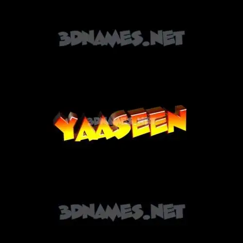 yaaseen in Black Background style - 3D name wallpaper yaaseen in Black Background style - 3D name wallpaper